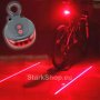 ЛЕД LED Стоп светлина / фенер фар с лазер за колело велосипед скутер