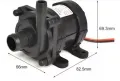 Мини водна помпа за градински езера, фонтани, шадравани, напояване 12v, 19w, снимка 1