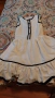 бяла фустанела с машина бродерия прескутник за 7-8 год., снимка 3