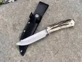 Красив ловен нож Boker с дръжка от еленски рог. (005), снимка 2