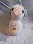 Ръчно плетен снежен човек, снимка 1 - Плюшени играчки - 30265855