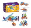 Конструктор с меки и гъвкави части Flexy Lexi Plane 133 части, снимка 2