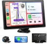 9-инчов безжичен екран за Apple CarPlay и Android Auto с гласово управление и GPS навигация, снимка 1