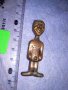 ШЕГАДЖИЙСКА СТАРА МЕДНА ФИГУРКА ЧОВЕЧЕ с МАГНИТЧЕ "В СРЕДАТА;)" 37028, снимка 3