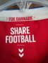 Denmark Hummel оригинална фланелка тениска Дания национален отбор, снимка 4