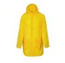 Дъждобран с качулка, Водоустойчив, жълт за възрастни, 88x66 см