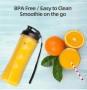 Нутрибулет La Reveuse Smoothies , 300 вата, с преносима спортна бутилка без BPA , сребрист, снимка 4