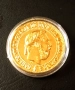 Позлатена Испанска монета в защитна капсула , снимка 5