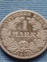 Сребърна монета 0.900 проба 1 марка 1876г. Германска империя Вилхелм първи 39625, снимка 3
