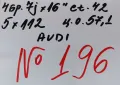 16’’5x112 originalni za audi 16”5х112 оригинални за ауди-№196, снимка 2