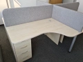 Бюро в композиция от 4 бр. с чекмеджета и шумо изолиращи прегради, снимка 2