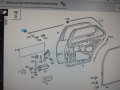 A1406904180**NEU**MERCEDES BENZ 91-98 S W140 Лаисна за задна лява врата , снимка 3