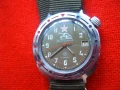Стар милитъри мъжки ръчен часовник Восток Командирские , снимка 2