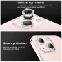 Camera Lens Stone за iPhone 13 / 13 Mini / Розов / Баркод : 2403736, снимка 2