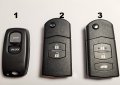 Ключ кутийка дистанционно за Мазда 2 3 5 6, снимка 2