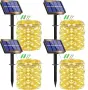 Govee Solar String Lights Outdoor – 4 комплекта, 15 м, 150 топло бели LED, водоустойчиви, 8 режима, снимка 1