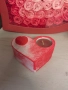 Керамични свещници сърца ръчно изработени , снимка 5