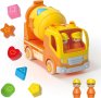 Камион строител със звук и светлини за малки деца , снимка 1