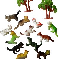 Игрален комплект с 12 котенца, снимка 1 - Фигурки - 38335930