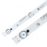 LED подсветка комплект за Arielli 32” инча MS-L1343 V2 ( 2 ленти по 6 диода ), снимка 6 - Части и Платки - 34307459