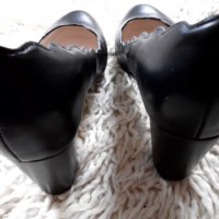 Черни обувки 37 номер, снимка 4 - Дамски елегантни обувки - 31783367