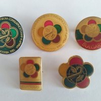 Комплект значки Олимпиада 1985 г. Москва. 5 бр., снимка 1 - Колекции - 42274672
