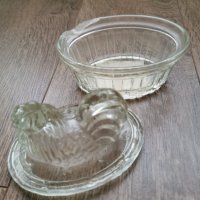 стъклена декорация-захарница, снимка 3 - Други ценни предмети - 31866867