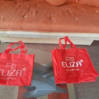 Червени чанти от плат ELIZA, снимка 2 - Чанти - 40123407