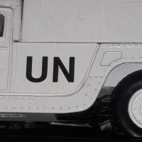 HUMMER H1- U.N. , United Nations  1.43 Scale. Top  top  top rare model. , снимка 17 - Колекции - 42237389