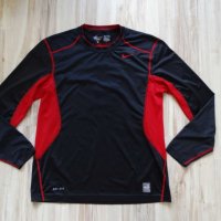 Nike Pro Combat Fitted Dri Fit мъжка спортна блуза размер М, снимка 1 - Блузи - 38076764