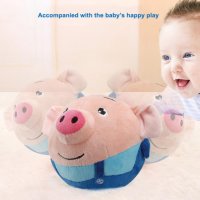 Интерактивна подскачаща, говореща и пееща плюшена играчка прасенце, снимка 3 - Плюшени играчки - 29439534