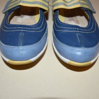 Clarks сини кожени обувки №31, UK 12 F, снимка 3 - Детски обувки - 34453410