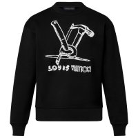 LOUIS VUITTON LV Embroidered Logo Мъжки Пуловер тип Блуза size M и XL, снимка 2 - Пуловери - 42771254