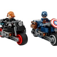 LEGO® Marvel Super Heroes 76260 - Мотоциклетите на Черната вдовица и капитан Америка, снимка 3 - Конструктори - 42605541