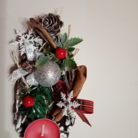 Коледен свещник , снимка 3 - Коледни подаръци - 38913455