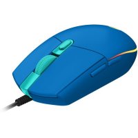 Мишка Геймърска Оптична USB Logitech G102 LIGHTSYNC 910-005801 Синя, RGB Gaming mouse, снимка 2 - Клавиатури и мишки - 31058680