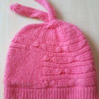 Плетена шапчица, снимка 1 - Бебешки шапки - 30219749