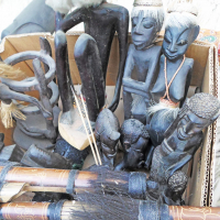 Африкански маски/статуетки, снимка 10 - Други ценни предмети - 36560867