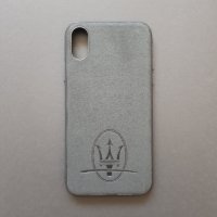 Кейс калъф АЛКАНТАРА MASERATI за iPhone X, XR, XS MAX, снимка 4 - Калъфи, кейсове - 29626690