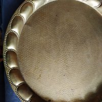 стара бронзова табла,поднос , снимка 2 - Антикварни и старинни предмети - 29150055