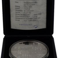 200 евро  3 унции сребърна монета със златна холограма “Германия“ 1997, снимка 2 - Нумизматика и бонистика - 42274515