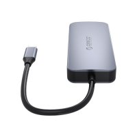 USB Хъб USB Преобразувател Orico MC-U602P-GY-BP, USB Type C Хъб, 6-in-1 Docking Station, снимка 4 - Кабели и адаптери - 33986943