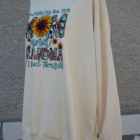 5XL Нова блуза в цвят каисия , снимка 4 - Блузи с дълъг ръкав и пуловери - 44915131