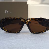 Dior 2023 дамски слънчеви 2 цвята черни кафяви, снимка 6 - Слънчеви и диоптрични очила - 40539077