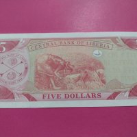 Банкнота Либерия-15541, снимка 4 - Нумизматика и бонистика - 30547118