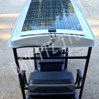 Соларна електрическа триколка скутер за трима B10 2г Гаранция, снимка 5 - Инвалидни скутери - 40881933