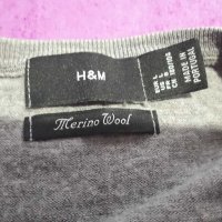 Вълнен пуловер H&M р-р  M,L, снимка 3 - Блузи с дълъг ръкав и пуловери - 31498886