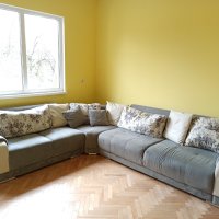 Холов ъглов диван, снимка 6 - Дивани и мека мебел - 44227257