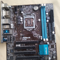 дънна платка AsRock H97M без процесора 8гб рам, снимка 3 - Дънни платки - 44934751