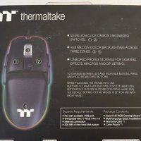 Thermaltake ARGENT M5 RGB гейминг мишка, черен ЧИСТО НОВА запечатана, снимка 8 - Клавиатури и мишки - 40771163